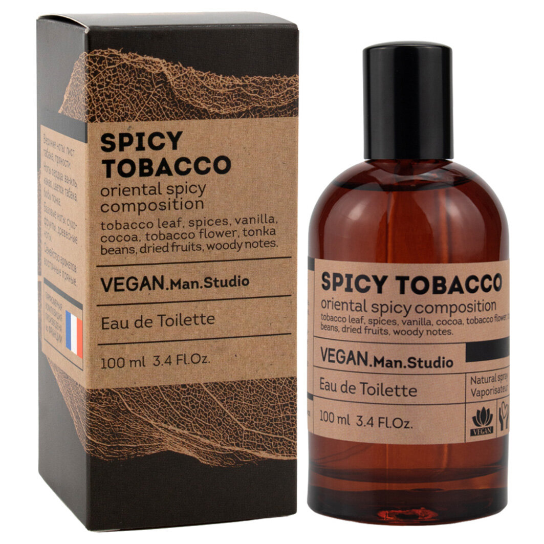 Delta Parfum Туалетная вода мужская Vegan Man Studio Spicy Tobacco 100мл
