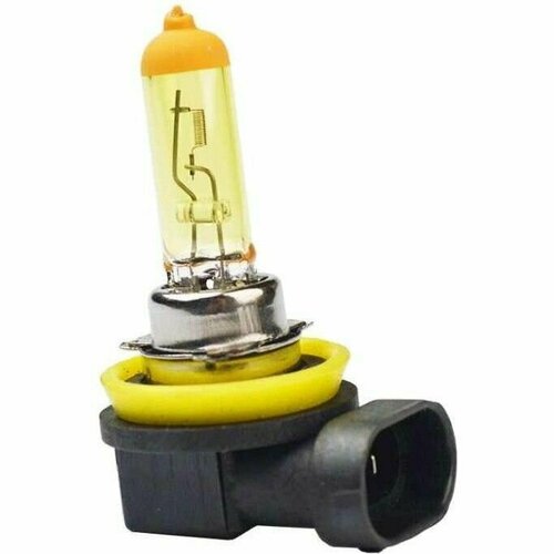 Лампа H8 12V 35W PGJ19-1 +50% YELLOW желтая