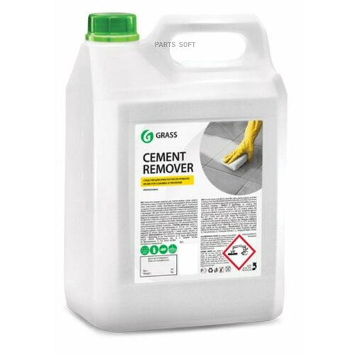 GRASS 125442 Средство для очистки после ремонта Cement Remover 5,8кг grass очиститель после ремонта cement remover 5л