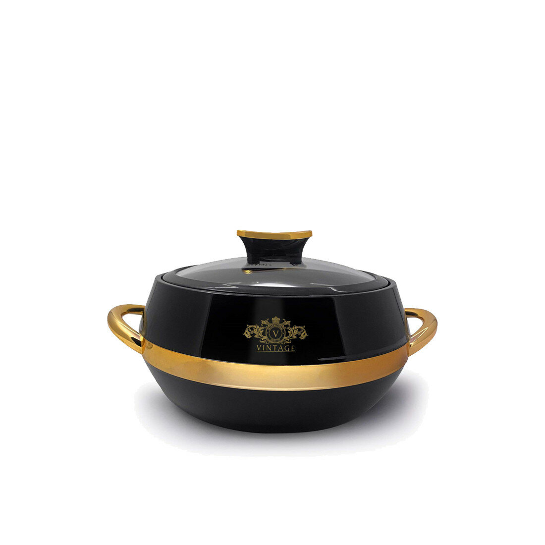 Термокастрюля Jaypee Vintage Black Gold, объемом 1,5 литра
