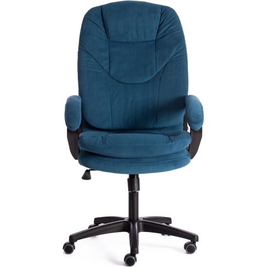 Кресло руководителя Tetchair COMFORT LT (22) флок , синий, 32