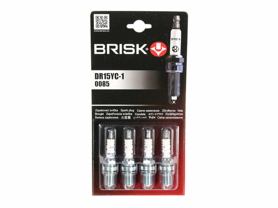 Свечи зажигания Brisk DR15YC-1 для 16-ти клапанных двиг. Vesta, Priora, Granta, 2110, 2112