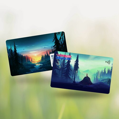 Изображение товара Умная электронная визитка на NFC-карте с бесплатной виртуальной картой (Forest Fox)