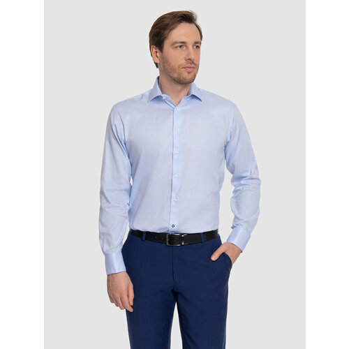 фото Рубашка kanzler, размер 41, голубой