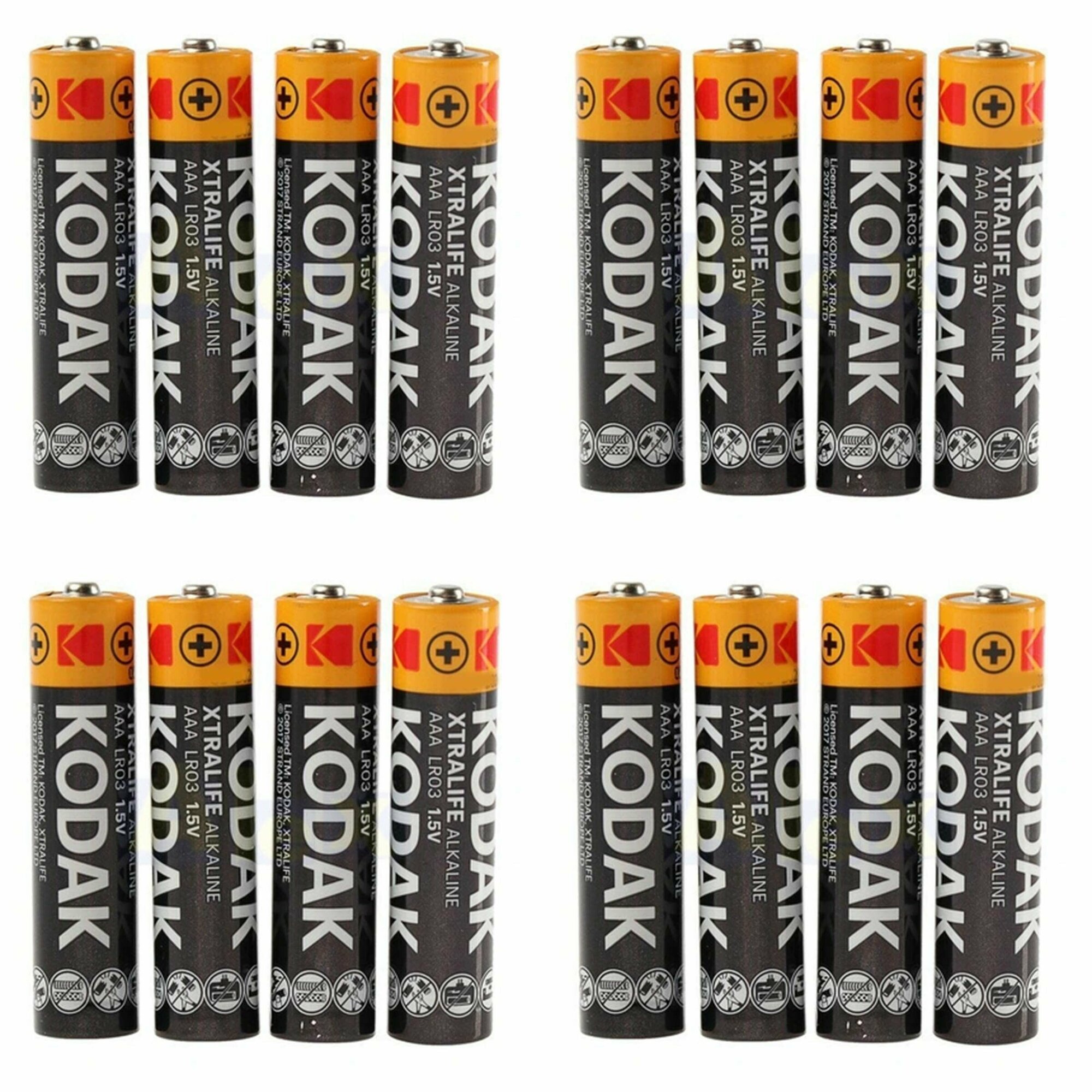 Батарейка Kodak Alkaline (мизинчиковые) AAA/LR03 16 шт.