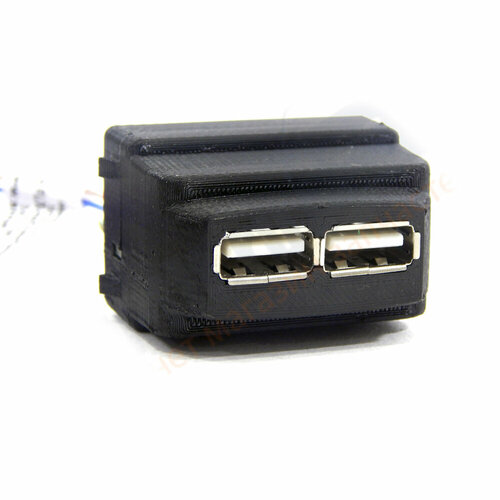 Зарядное USB устройство для Lada Samara Largus FL, X-ray, Duster, Sandero, Arkana usb зарядное вместо кнопки нива самара