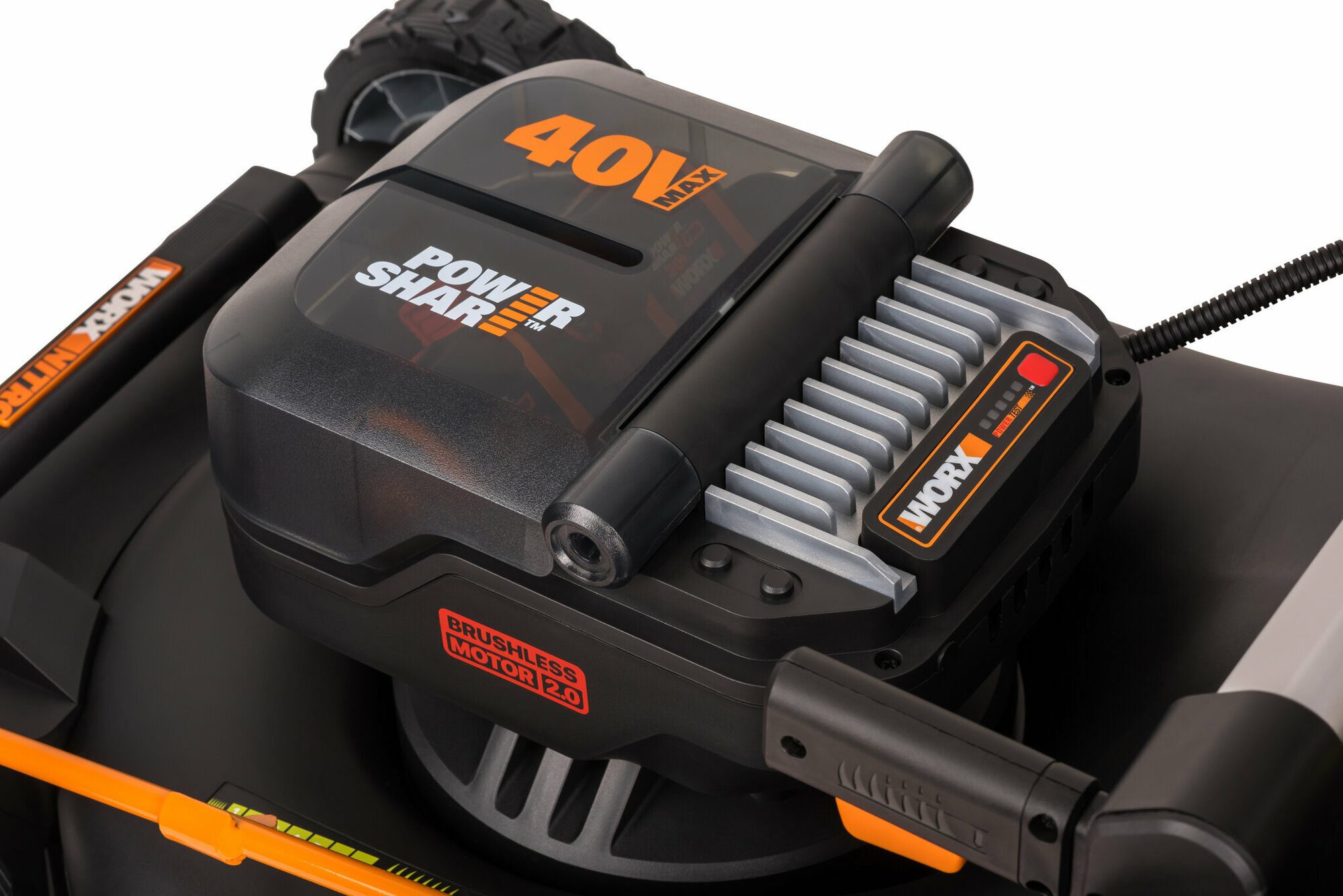 Газонокосилка аккумуляторная WORX 40V 46 см - фото №15