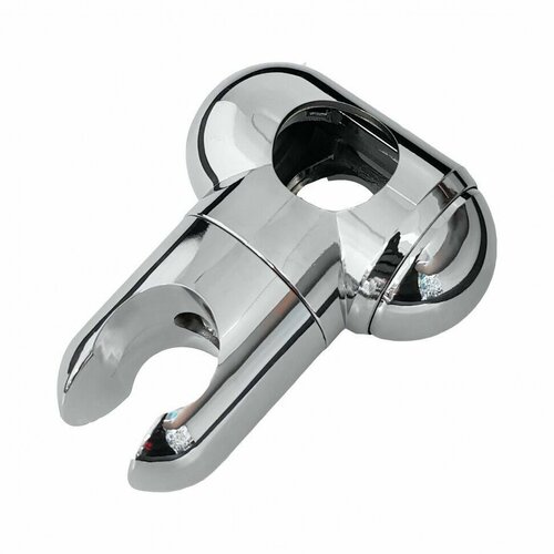 Рейлинг-держатель лейки душа на штангу диаметром 25 мм поворотное крепление ручной душевой лейки рейлинга ванной пластик хром глянцевый 620₽