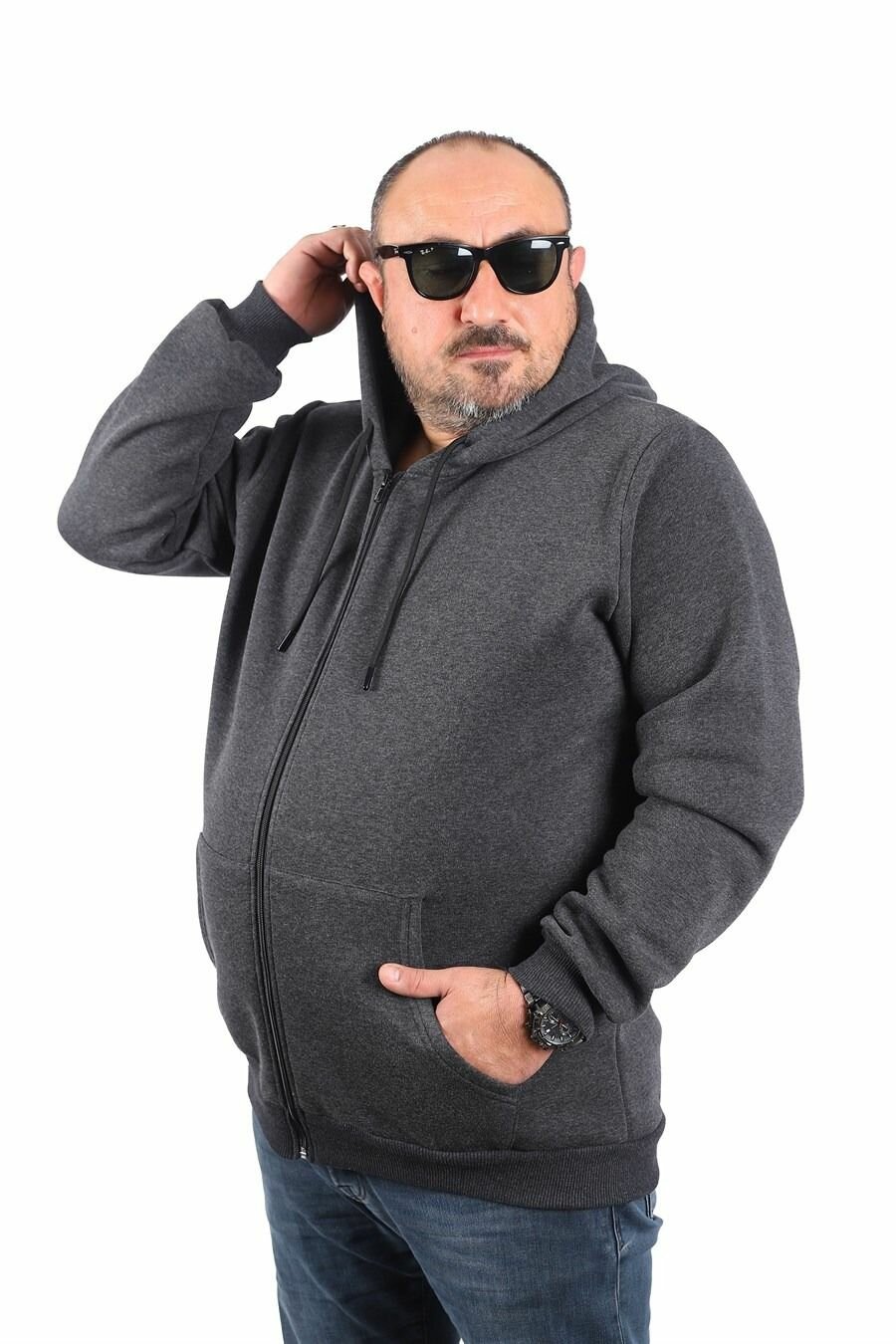 Худи MOCGRANDE, размер 8XL, , серый