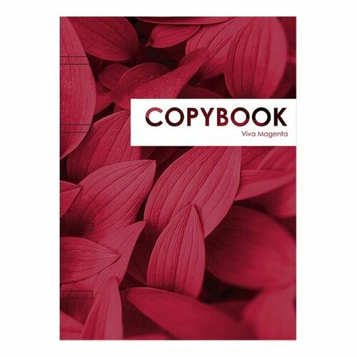 Тетрадь на кольцах, в клетку, 80 листов CoopyBook. VivaMagenta, пластиковая обложка, блок офсет