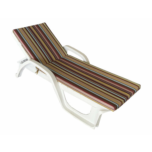 Матрас для лежака / шезлонга полоска beige