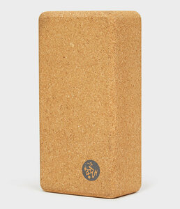 Фото Пробковый блок для йоги Manduka 22*11*7 см - Lean Cork Block