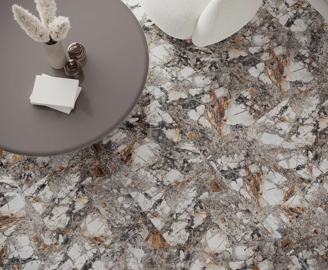 фото Керамогранит Laparet Maia Gray 60x60 Полированный 1,44 м2; ( 4 шт/упак)