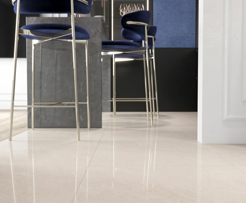 фото Керамогранит Laparet French Crema кремовый 60x60 Полированный 1,44 м2 (в упаковке 4 шт.)