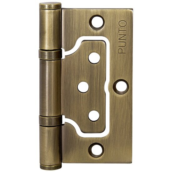Петля универсальная без врезки Punto IN3200W WAB (200-2B 75x25) мат. бронза (2ШТ/упак)