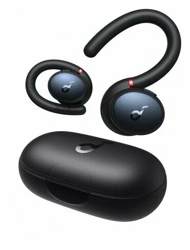 Беспроводные наушники Anker Sport X10, с микрофоном, Bluetooth 5.2, черный — фото 1