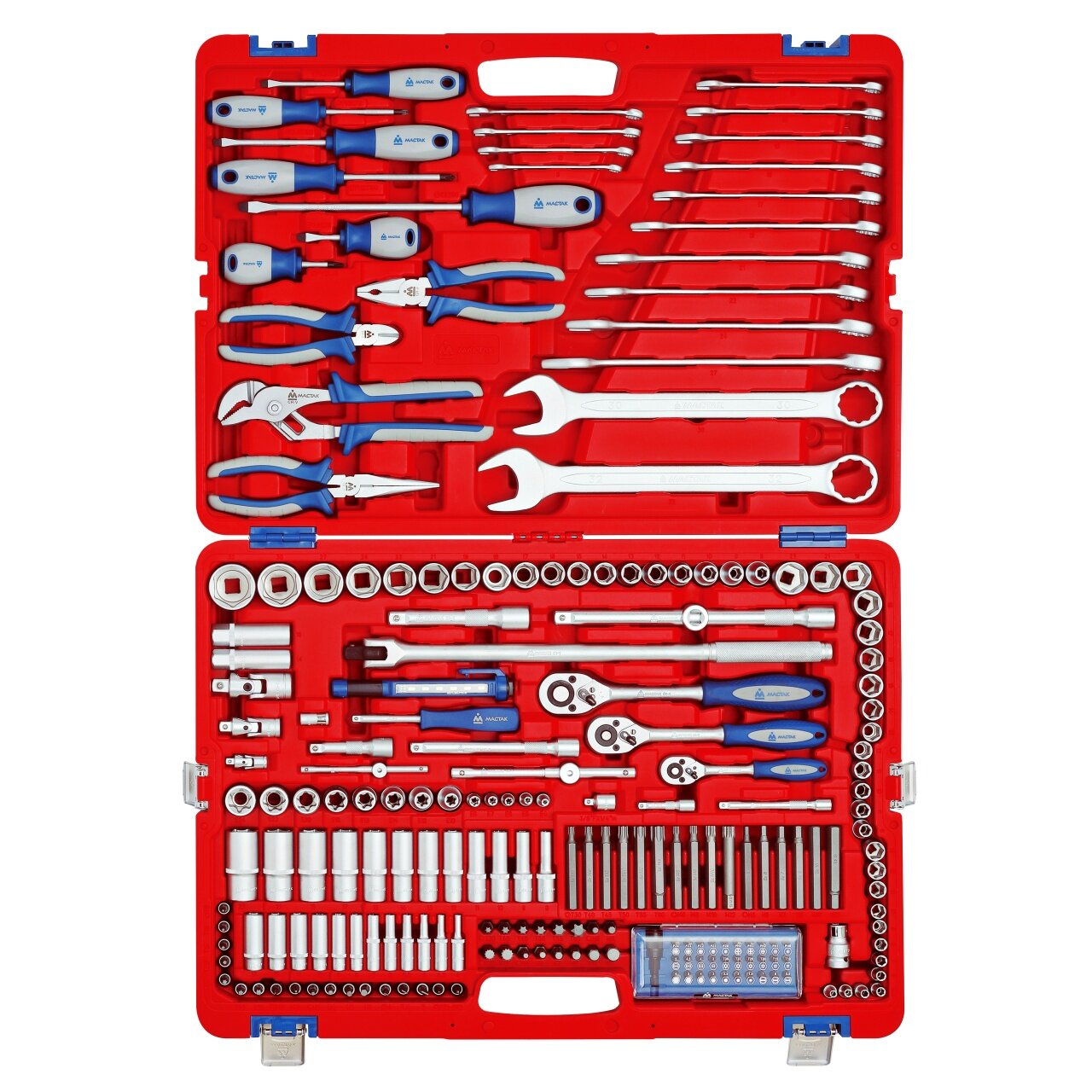 Набор инструментов универсальный, 212 предметов мастак 01-212C