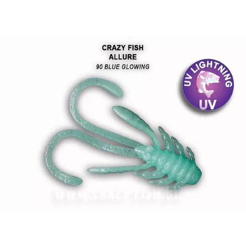 Силиконовая приманка мягкая съедобная Crazy Fish Allure 1.6