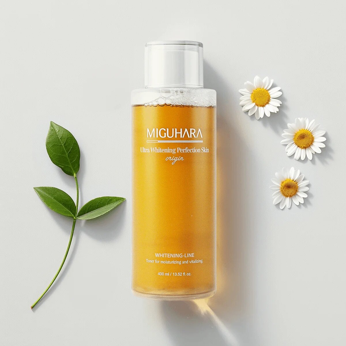 Тонер для улучшения тона кожи Miguhara Ultra Whitening Perfection Skin Origin, 400 мл — фото 1