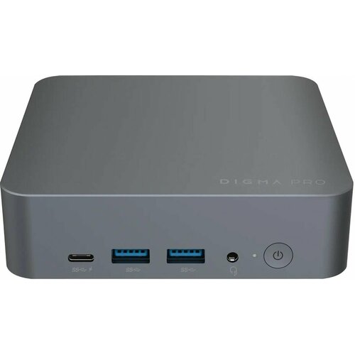 Неттоп DIGMA PRO Minimax X1, Intel Core i5 12450H, DDR5 16ГБ, 512ГБ(SSD), Intel UHD Graphics, Windows 11 Professional, серый [dpp5-adxw04]