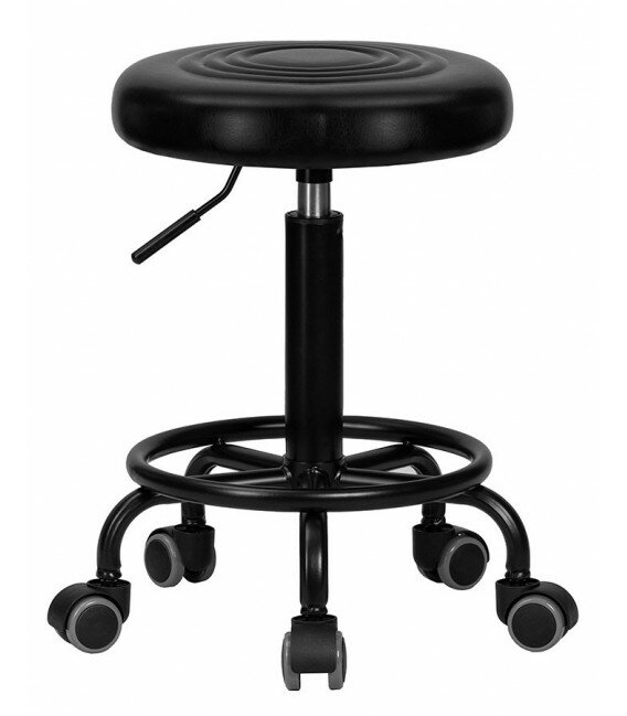 Табурет полубарный DOBRIN BILLY BLACK LM-3051_BlackBase, черный