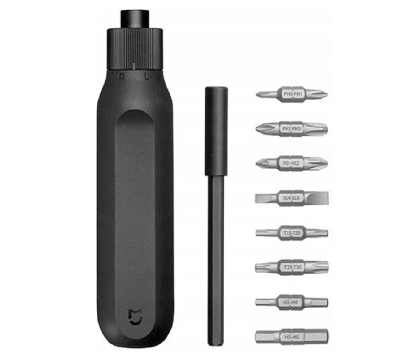 Отвертка Xiaomi Mi 16-in-1 Ratchet Screwdriver Black 16 бит кейс черная