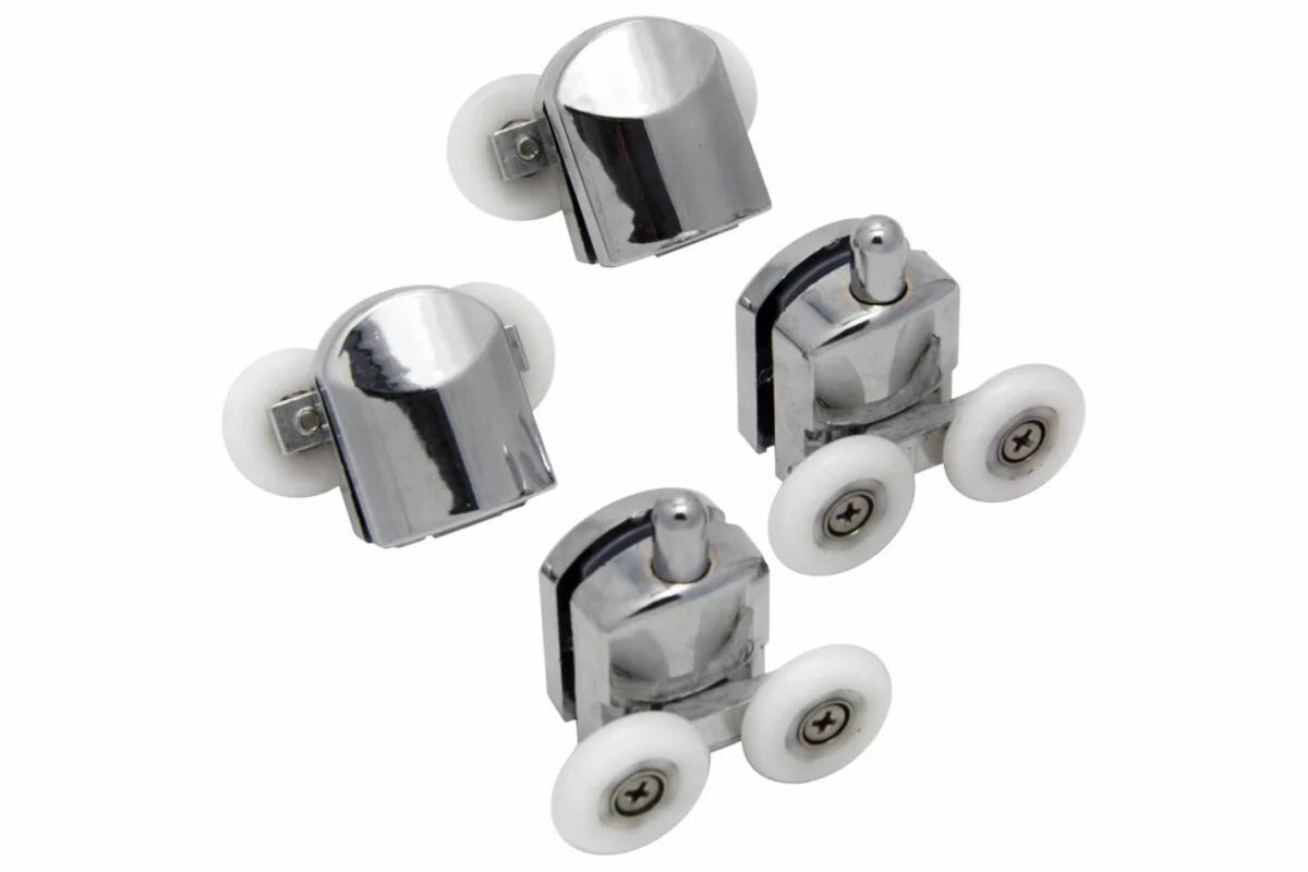 Ролики для душевой кабины MasterProf 23мм, 4 шт, двойные ИС.131347