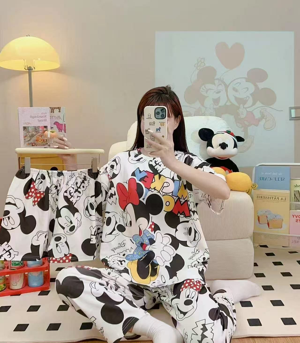 Пижама  Pijama-Jenskiy-Viskoza, размер F, черый