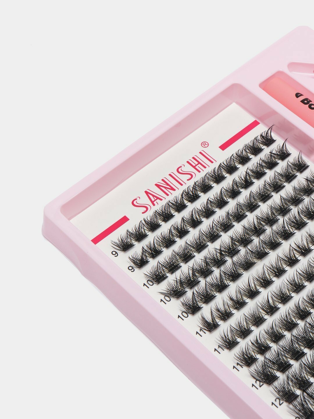 Накладные ресницы с 3D эффектом, индивидуальное наращивание ресниц, Sanishi — фото 1