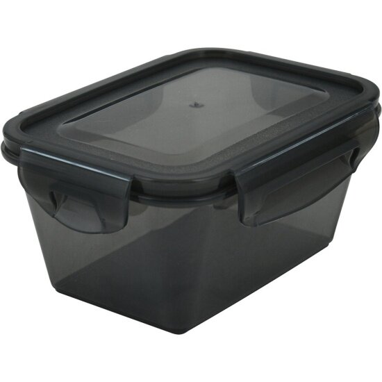 Контейнер Мультидом 0.8 л герметичный 17х12х8.3 см прямоугольный дымчатый (9.498)