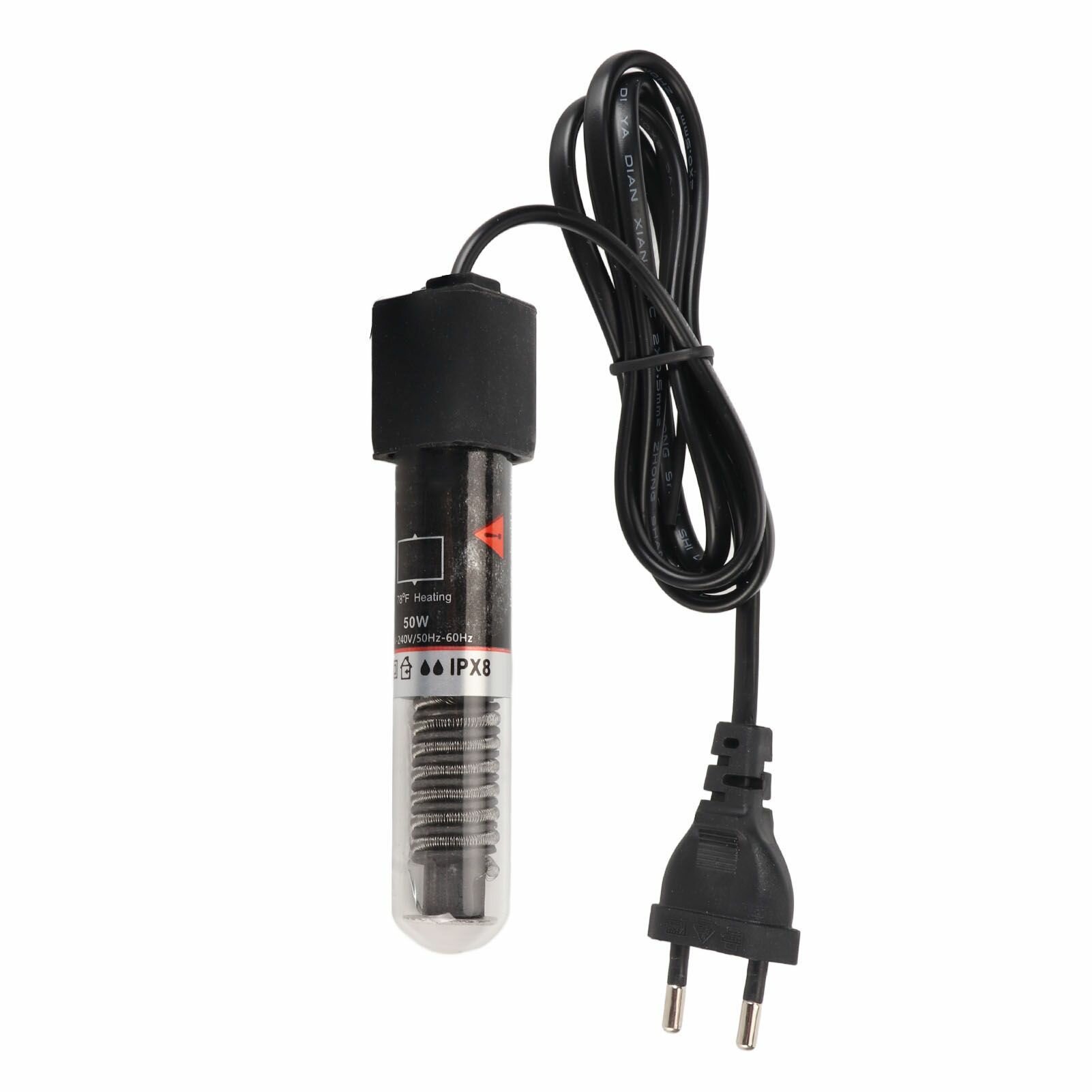 Обогреватель для аквариума Fish Tank 26 с функцией поддержания постоянной температуры и кварцевым стеклом 50Вт EU Plug 220В