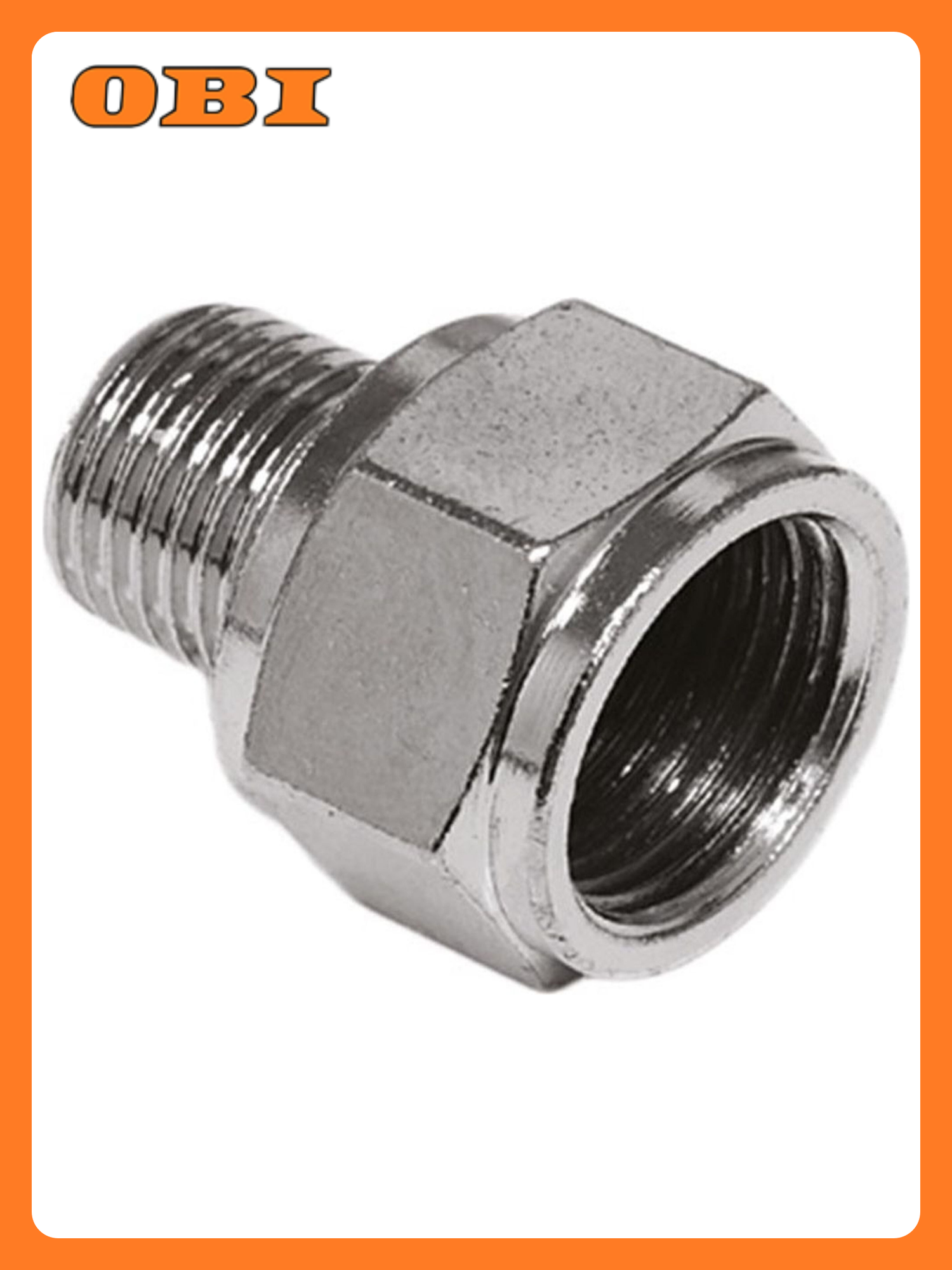 Переходник Elitech 0704.019800 сталь прямой 1/4