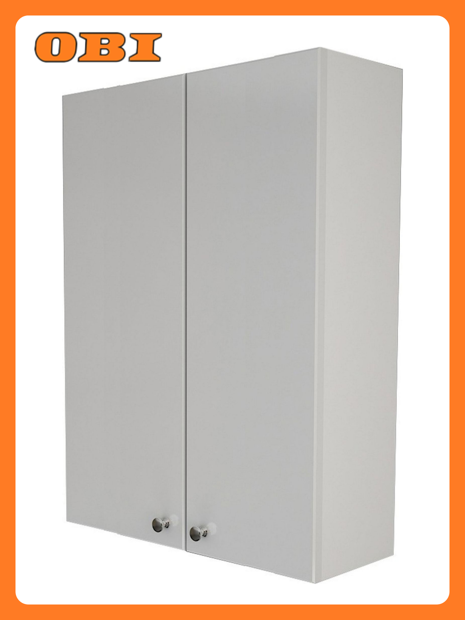 Шкаф пенал навесной универсальный АСБ-Мебель Мира 75х60 см МДФ белый