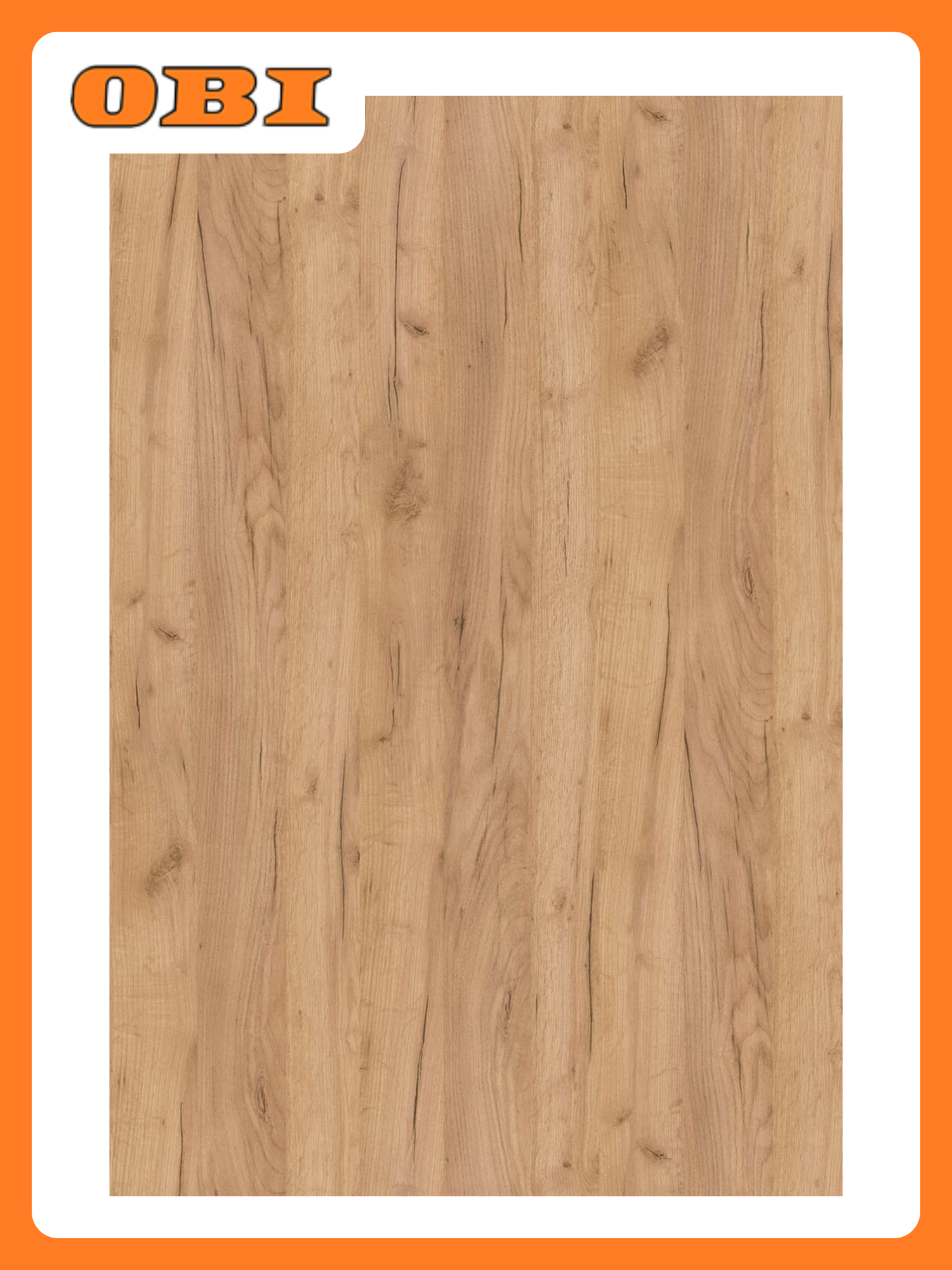 Лхдф плита ULTRADECOR "Дуб крафт золотой" 2800 мм x 2070 мм x 3 мм