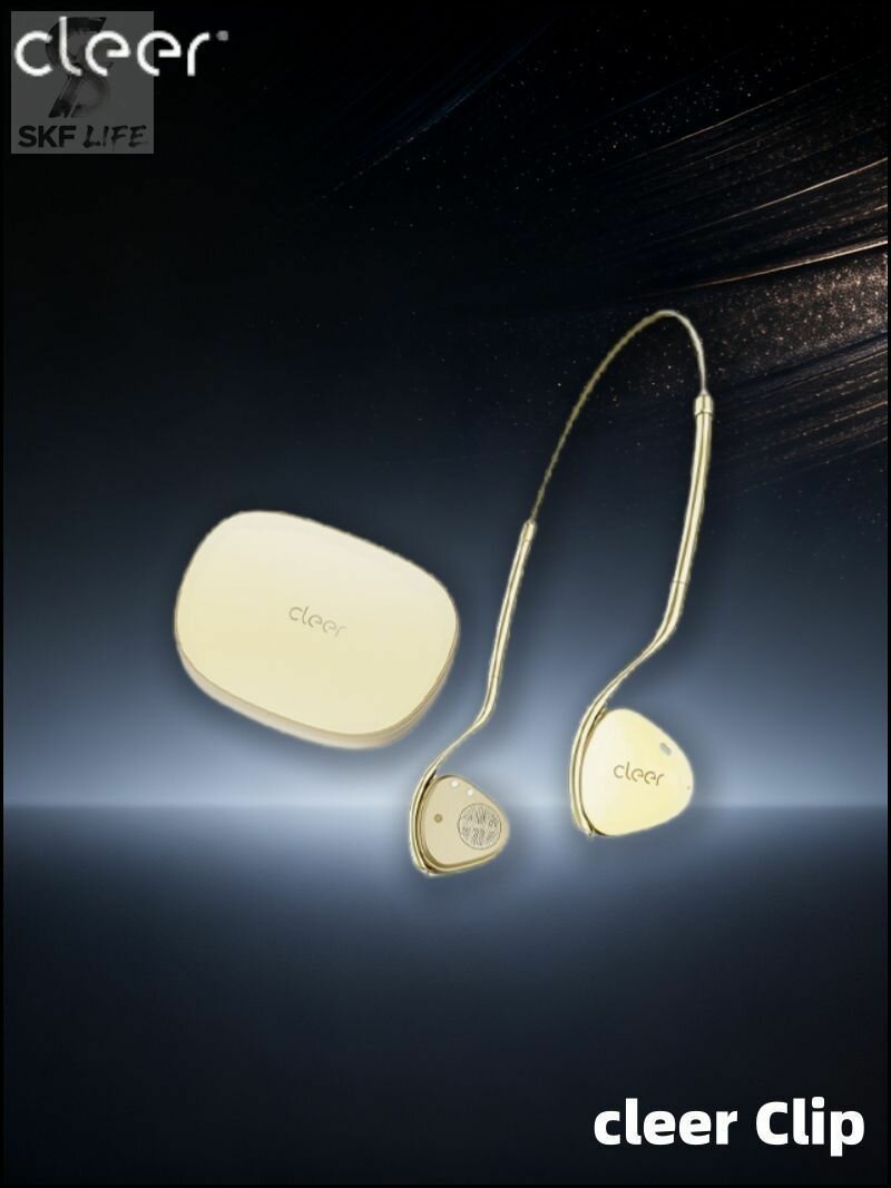 Наушники Cleer Clip, накладные, AI, Bluetooth 5.4, открытые, 8 часов работы, Gold