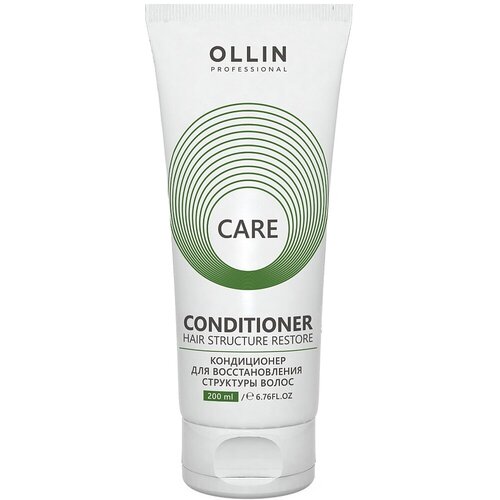 Кондиционер OLLIN PROFESSIONAL Restore Conditioner для восстановления структуры волос 200 мл кондиционер для восстановления структуры волос ollin professional restore conditioner 1000 мл