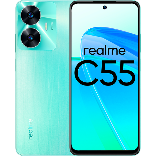 Смартфон realme C55 6/128 ГБ RU, Dual nano SIM, green