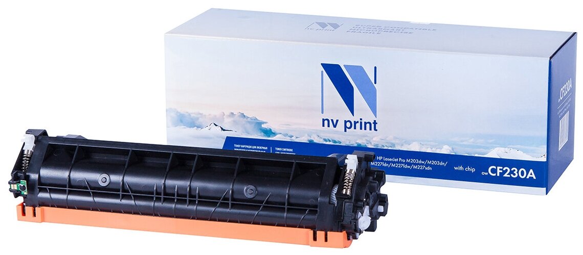 Картридж NV Print NV-CF230AT, черный, 1600 страниц, совместимый для LJP M227fdn/ M227fdw/ M227sdn/ M203dn/ M203dw