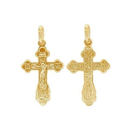 Крестик Maskom, красное золото, 585 проба