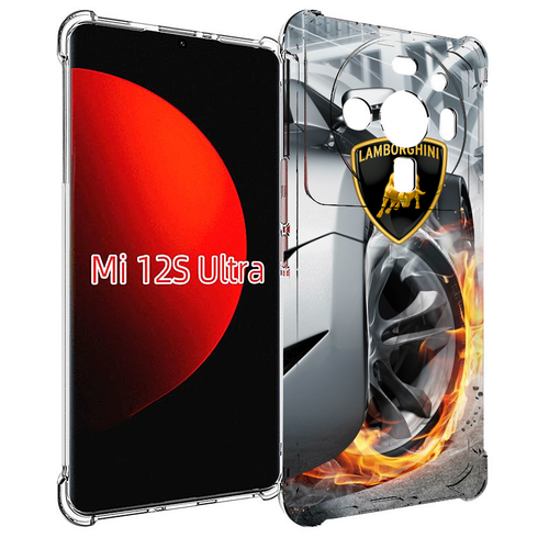 Чехол MyPads Ламборгини мужской для Xiaomi 12S Ultra задняя-панель-накладка-бампер чехол mypads фаталити мужской для xiaomi 12s ultra задняя панель накладка бампер