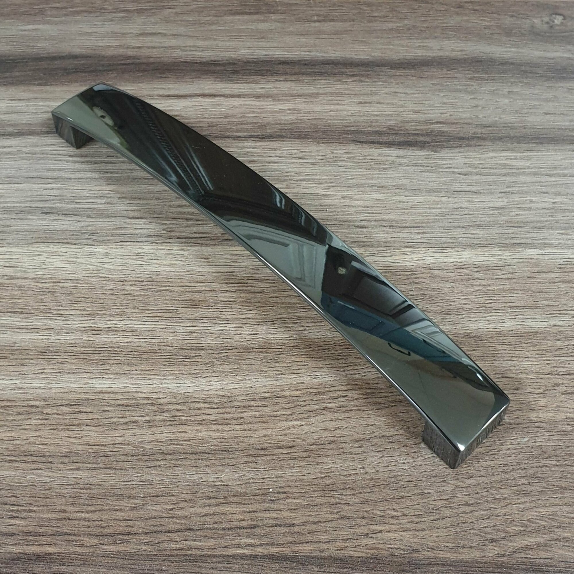 Ручка мебельная RS191BN , установочный размер - 160 мм, цвет - черный никель, алюминий-цинк - фотография № 13
