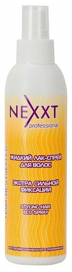 NEXPROF Лак-спрей для волос Styling Hair Eco Spray, экстрасильная фиксация, 200 г, 200 мл