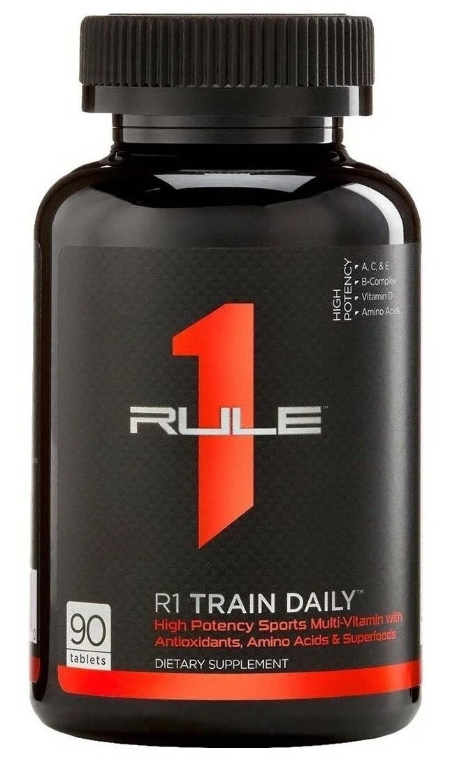 Таблетки Rule 1 R1 Train Daily, 200 г, 90 шт.