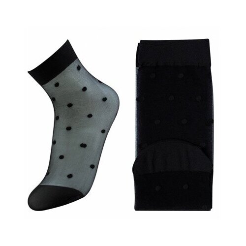фото Женские носки средние, 10 пар, размер 36-40, черный без бренда