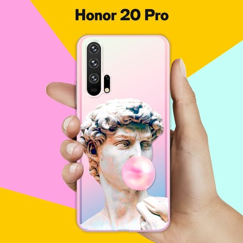 Силиконовый чехол Давид на Honor 20 Pro силиконовый чехол на honor 20 pro хонор 20 про абстракция живопись