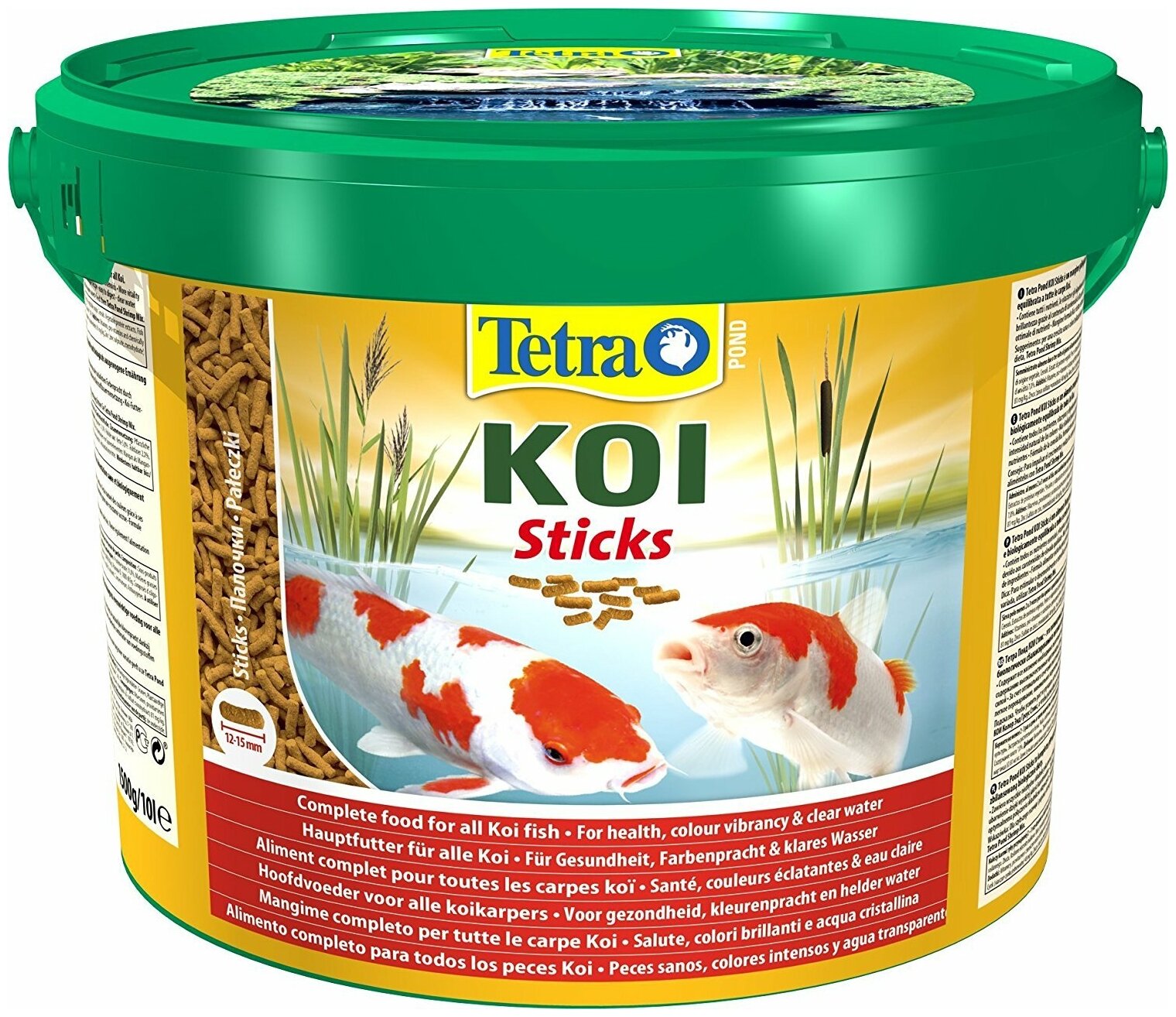 Корм для прудовых рыб Tetra Pond Koi Sticks, гранулы, 10 л