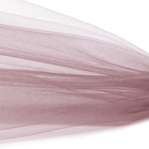 Фатин Кристалл средней жесткости блестящий арт. K. TRM шир.300см, 100% полиэстер цв. 09 К уп.5м - пудро-розовый