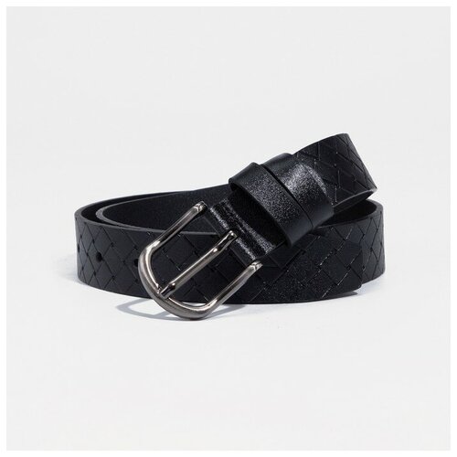 фото Ремень дет 05-01-02-01, 3*0,5*90 см, винт, пряжка металл, черный 9355221 сима-ленд