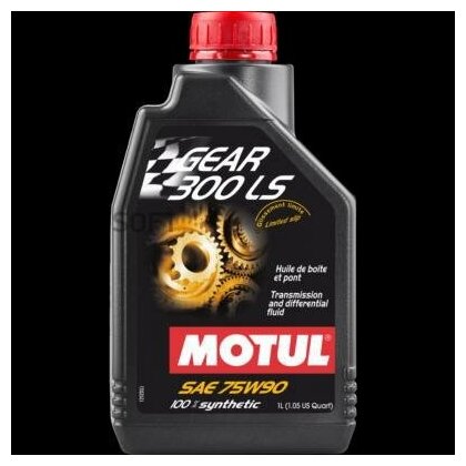 Масло трансмиссионнное MOTUL Gear 300 LS 75W-90 1л MOTUL / арт. 105778 - (1 шт)