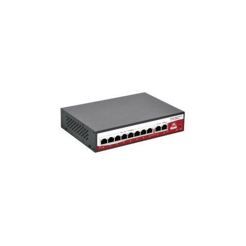 SarmatT Коммутатор Sarmatt SR-PS0820GBL (10 портов, 8 POE 120Вт, Vlan 250м, 2 порта UpLink 10/1000 Мбит/с)